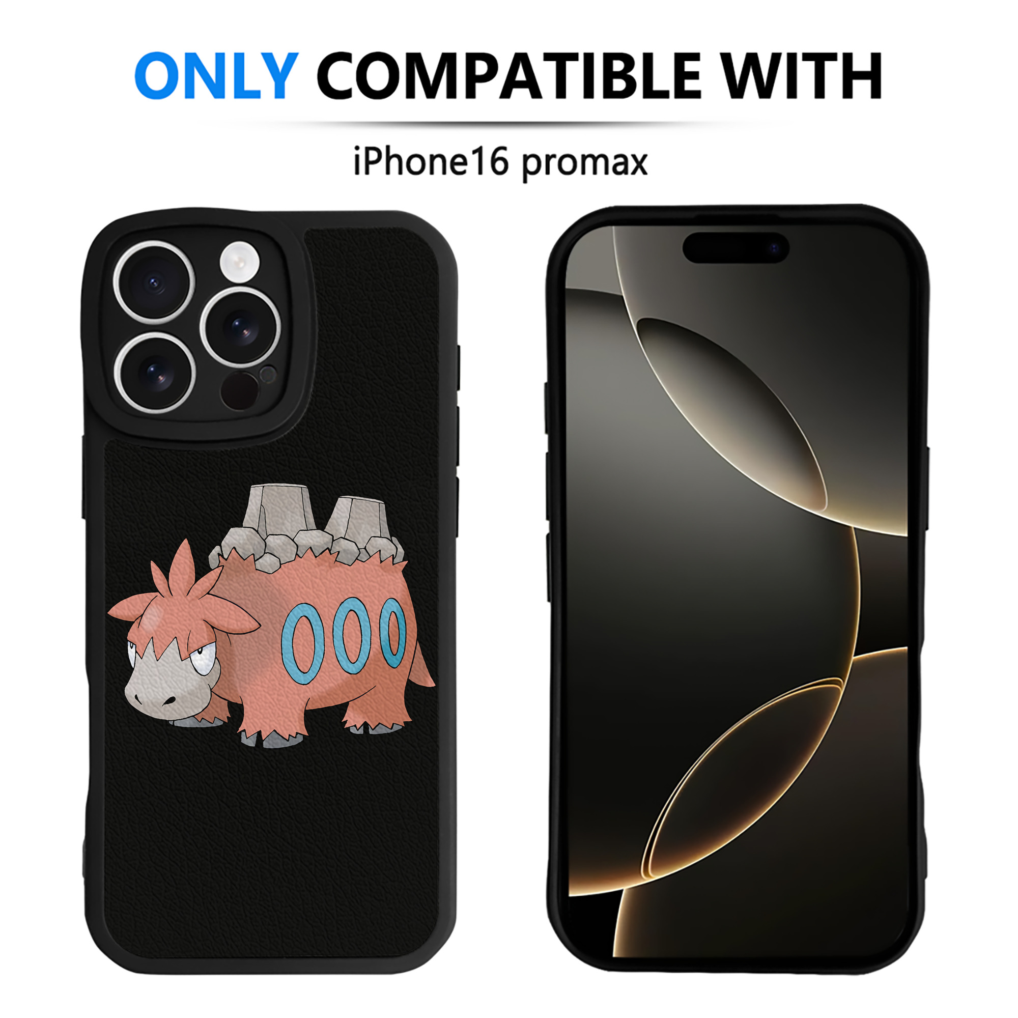 （画像用） ポケットモンスター Pokémon 【iPhone 16シリーズ対応】シリコンスマホケース（レザー調） 材質：シリコン